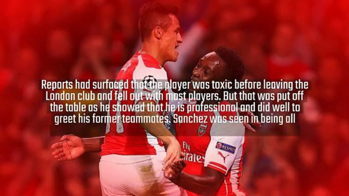 What Sanchez Did When He Saw Wenger And His Former Teammates ● Manchester United vs Arsenal 2-1