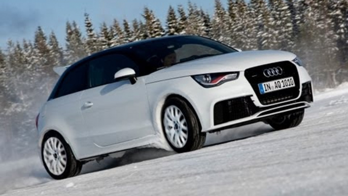 evo Diaries- Audi A1 Quattro - first drive on a frozen lake