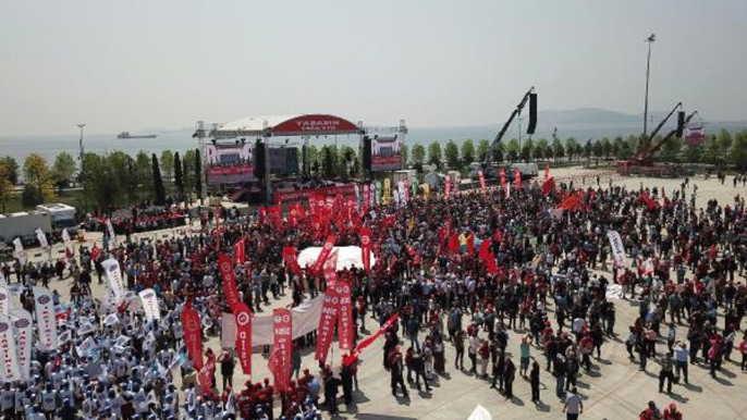 1 Mayıs'ın Kutlandığı Maltepe Miting Alanındaki Son Durum Havadan Fotoğraflandı