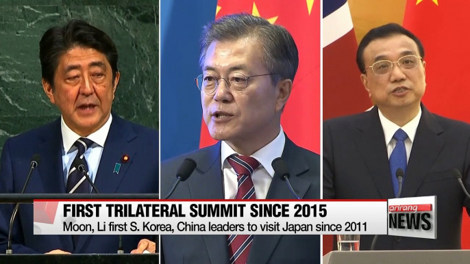 S. Korean Pres. Moon to visit Japan on May 9 for S. Korea, Japan, China Summit