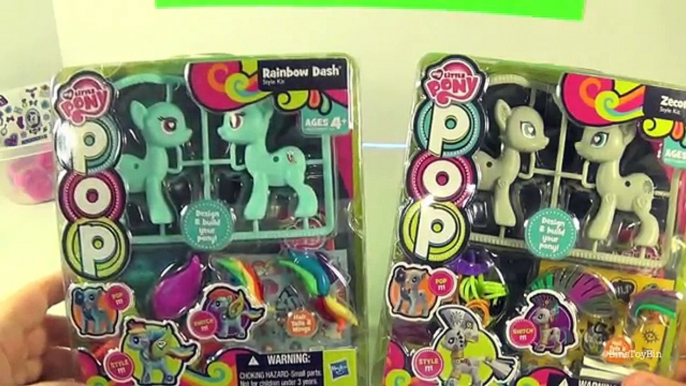 My Little Pony Pop Rainbow Dash & Zecora Style Kits! Review by Bins Toy Bin