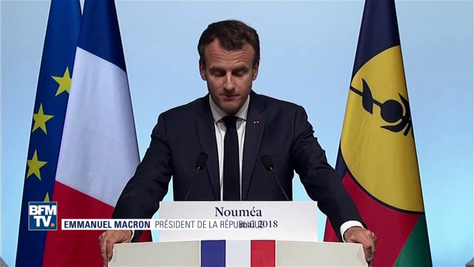 Macron à Nouméa: "La France ne serait pas la même sans la Nouvelle-Calédonie"