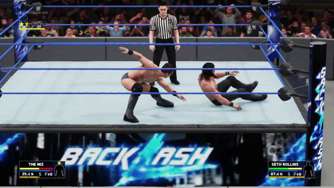 WWE 2K18 Backlash 2018 Ic Title Seth Rollins Vs The Miz (1)