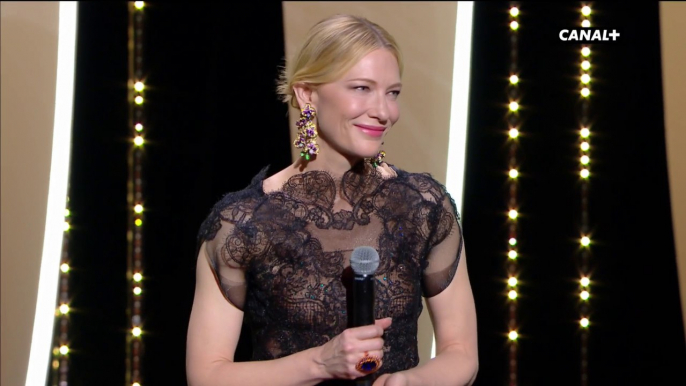 Standing ovation pour Cate Blanchett, présidente du jury  - Cannes 2018