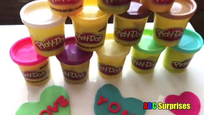 Creative Kids Crafts DIY With PLAYDOH VALENTINES DAY Card & Heart Candy Box of Chocolates