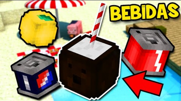 NOVAS BEBIDAS COM PODERES  NO MINECRAFT 1.10.2 !