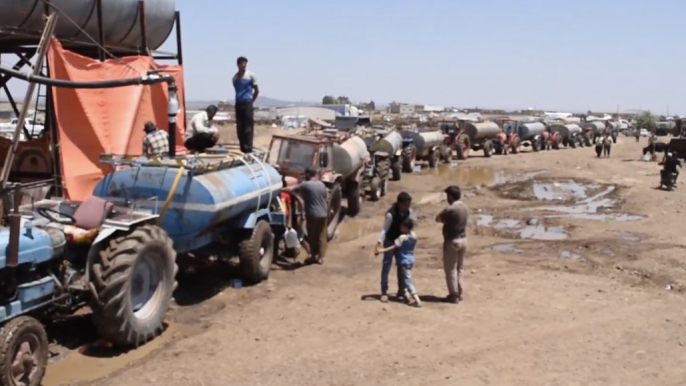 People Displaced by Daraa Offensive Face Water Shortages