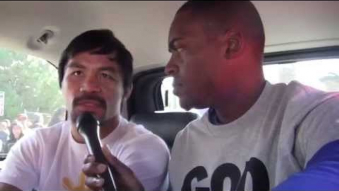 EXCLUSIVE MANNY PACQUIAO: REVEALS SPARRING PARTNER! for Manny Pacquiao vs Floyd Mayweather