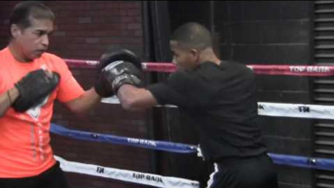 Felix Verdejo MITT WORKOUT SPEED, TIMING & FOOTWORK!