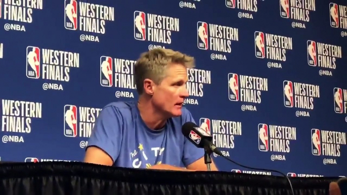 Steve Kerr quotes on Steph Curry, said he's "not worried" and Curry is "feeling good"