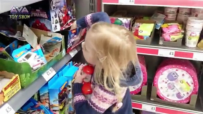 TOY SHOPPING trip to ASDA Tesco supermarket stores in the UK toy hunt Ava Toy Show