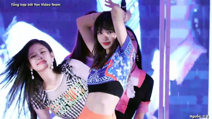 Fancam Lisa trình diễn As If It Your Last dưới cơn mưa gây bão MXH vì đẹp như nữ thần