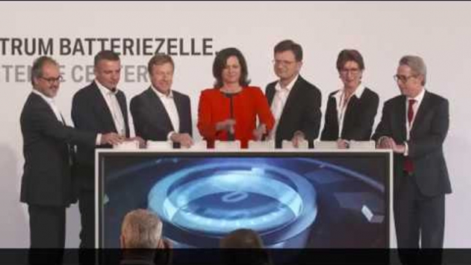 BMW - Symbolic ground breaking competence center for battery cells