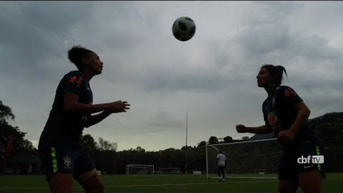 Seleção Feminina Sub-17: dia de treinamento em Águas de Lindóia