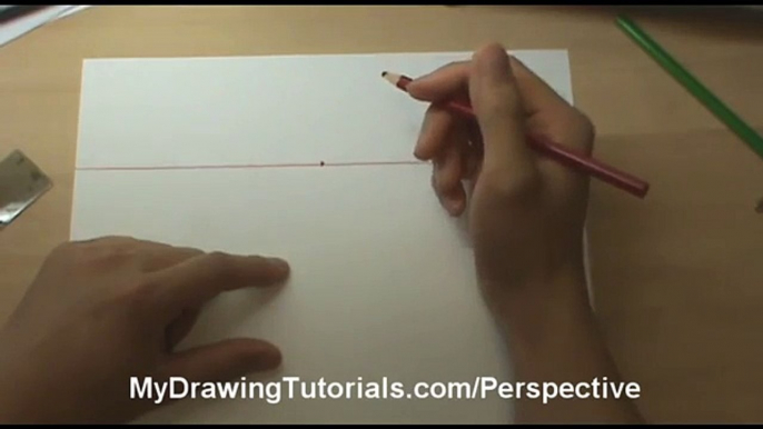 One Point Perspective Drawing Tutorials - How To Draw Space In Perspective