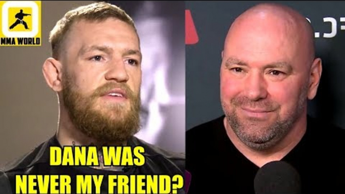 Conor McGregor reacts to Dana White saying he'll lose his UFC title at UFC 223,Khabib,Holloway