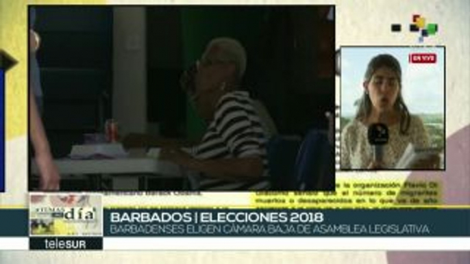 Avanza en Barbados jornada de elecciones generales