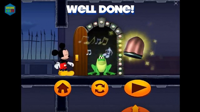 Disney kids game. Mickey Mouse: Adventures in a dark castle