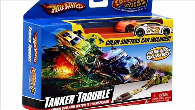 Hot Wheels Color Shifters Tanker Trouble Color Changing Cars Playset