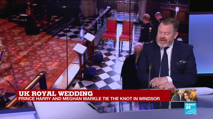 UK Royal wedding: Prince Harry awaits his bride in the Windsor Chapel