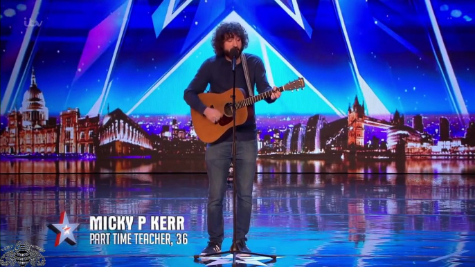 Britain's Got Talent 2018 Micky P Kerr Hilarious Comedic Musician Full Audition S12E06