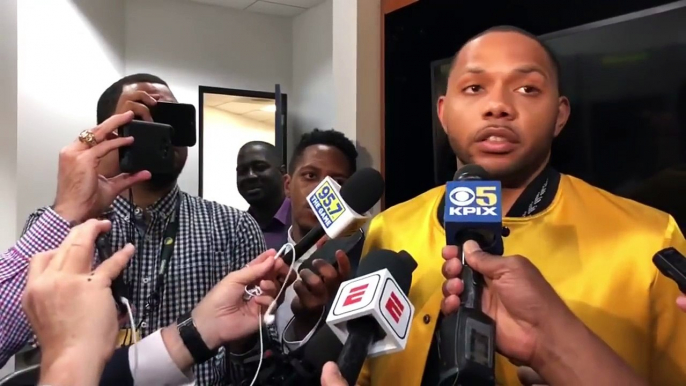 Eric Gordon postgame interview / Rockets vs Warriors Game 3