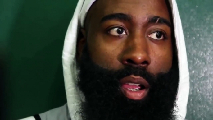 James Harden talks bringing the energy into a visiting arena and more