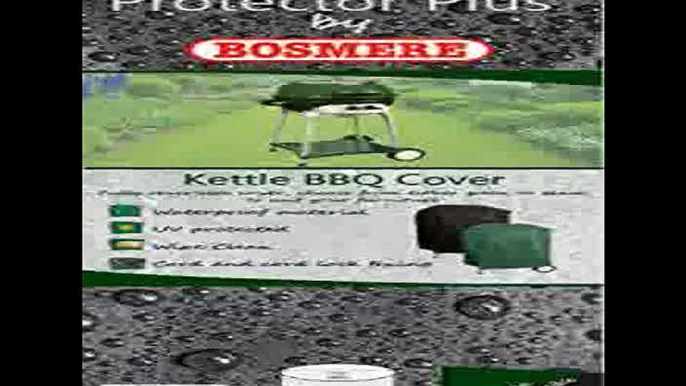 [- Bosmere D700 STORM BLACK Kettle BBQ Cover  -]