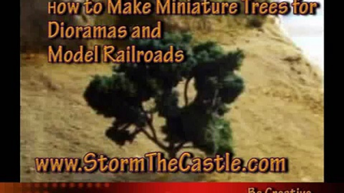 How to Make Miniature Trees for Dioramas and Model Railroads