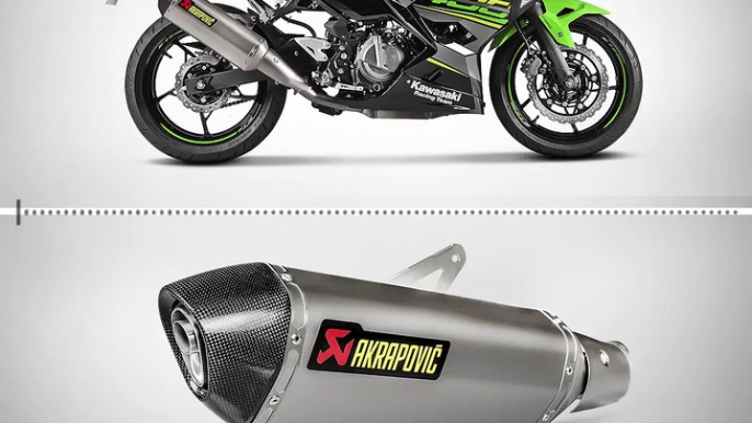 Hear the sweet sound of Akrapovič for the Kawasaki Ninja 400 that is over 30% lighter than stock! Read more: