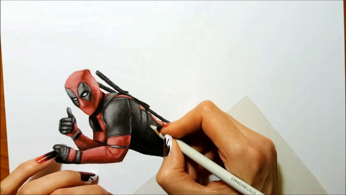 3d drawing deadpool 2