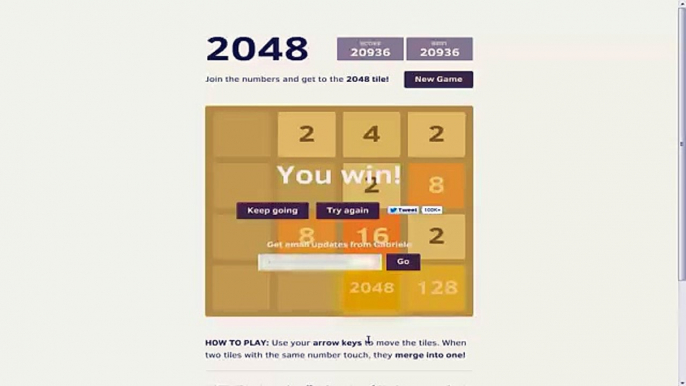 JAK WYGRAĆ W 2048? HOW TO WIN IN 2048?