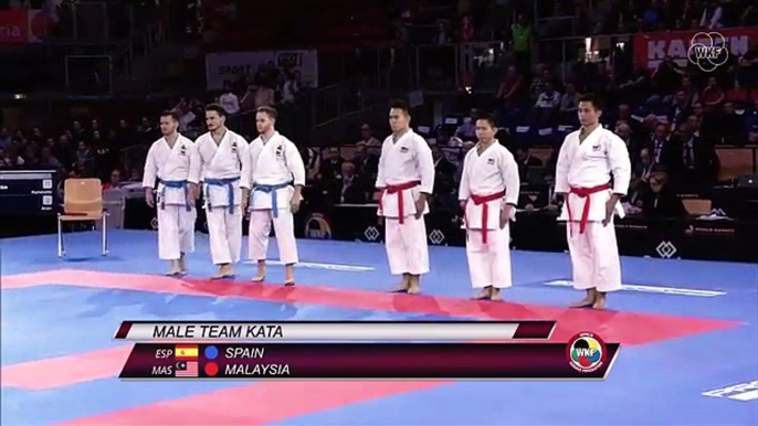 BRONZE MEDAL. Male Team Kata SPAIN. 2016 World Karate Championships.