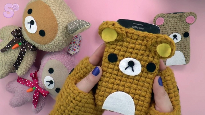 How to Crochet Rilakkuma Phone Sleeve | Step by Step Tutorial for Beginners | Amigurumi Tutorial