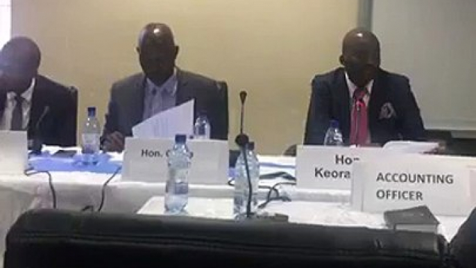 DIS chief Isaac Kgosi appearing before PAC