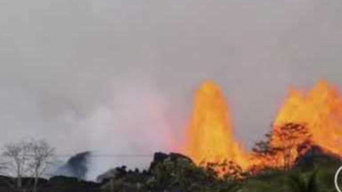 Livestream Captures Lava Fountain From Hawaii's Kilauea Volcano