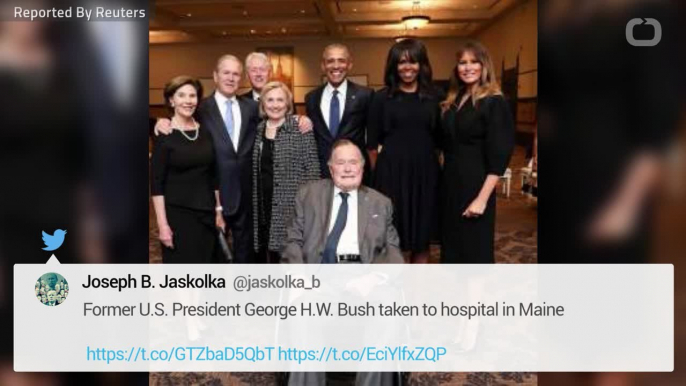 Former U.S. President George H.W. Bush Hospitalized