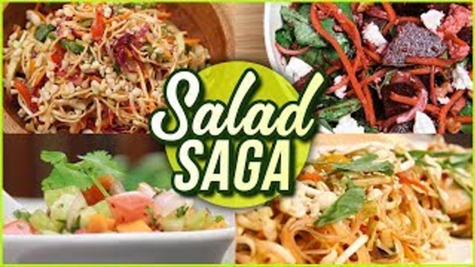 Salad Recipes for Weightloss - 5 BEST Salad Recipes - Vegetable & Fruit Salads by Ruchi