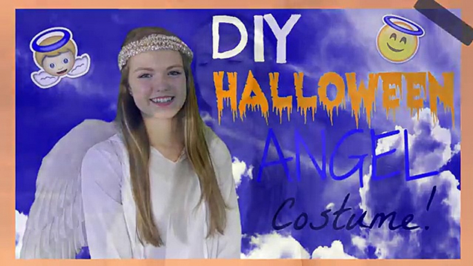 Easy, Cute, DIY Halloween Angel Costume!