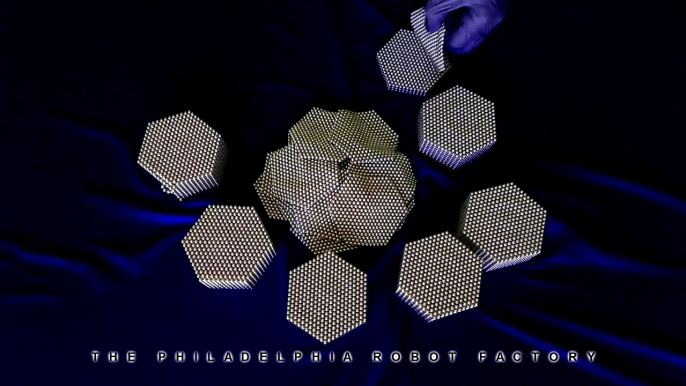 Playing Zen Magnets 50,000 Buckyballs Magnetic Balls Satisfying