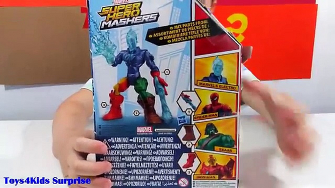 Φιγούρες Δράσης Παιχνίδια Marvel Superhero Mashers Skaar and Marvels Electro Figures Review