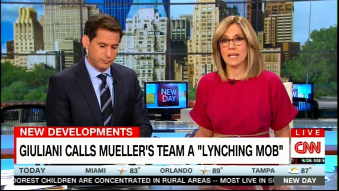 Rudy Giuliani calls Mueller's team a "Lynching Mob". #DonaldTrump #MuellerProbe #Giuliani @realDonaldTrump #CNN #FoxNews