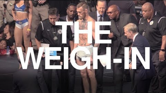 Floyd Mayweather v Conor McGregor Weigh-In #FloydMayweather #ConorMcGregor