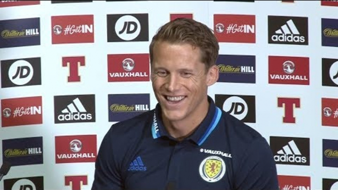 Christophe Berra Full Pre-Match Press Conference - Scotland v Slovakia - World Cup Qualifying