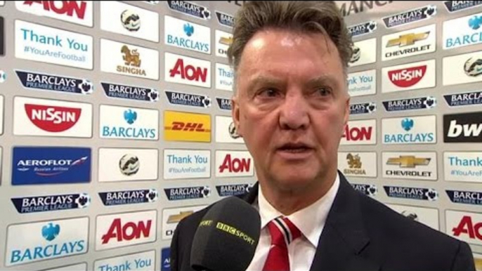 Manchester United 1-2 Swansea - Louis van Gaal Post Match Interview - Takes Responsibility