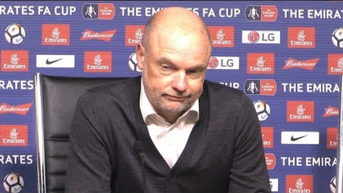 Leicester 2-0 Fleetwood - Uwe Rosler Post Match Press Conference - FA Cup Replay