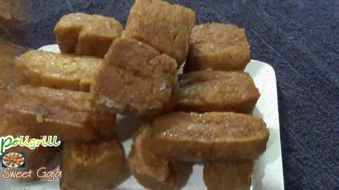 BENGALI SWEET GAJA RECIPE | HOW TO MAKE JUICY GAJA