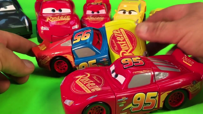 Disney cars 3 toys lightning mcqueen jackson storm race and reck toys disney pixar cars