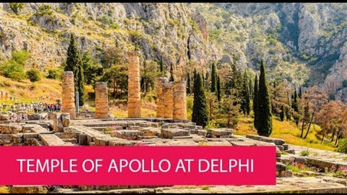 TEMPLE OF APOLLO AT DELPHI - GREECE, DELPHI