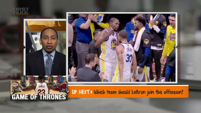 Stephen A. Smith: Kevin Durant should consider leaving Warriors | First Take | ESPN